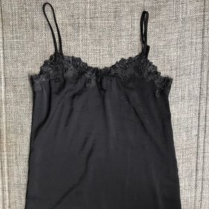 F21 Slip Dress with Lace Trim